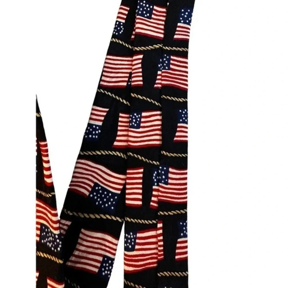 Star Spangled Banner‎ Mens Silk Patriotic American Tradition Necktie One Size - Picture 4 of 5
